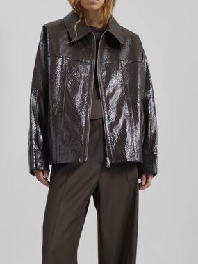 The Frankie Shop Faux Leather Jacket